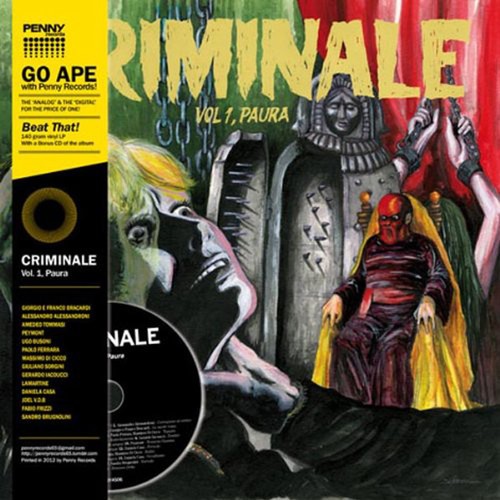 Blandade Artister - Criminale Vol.1 - Paura (Inkl.Cd) ryhmässä VINYYLI / Rock @ Bengans Skivbutik AB (1009247)
