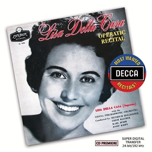 Della Casa Lisa - Operatic Recital ryhmässä CD / Klassiskt @ Bengans Skivbutik AB (1021416)
