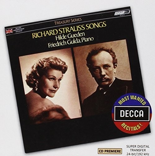 Gueden Hilde/Gulda Friedrich - Richard Strauss Songs ryhmässä CD / Klassiskt @ Bengans Skivbutik AB (1021419)