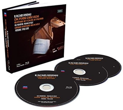 Rachmaninov - Pianokonserter & Paganini-Rapsodi ryhmässä CD / Klassiskt @ Bengans Skivbutik AB (1033927)