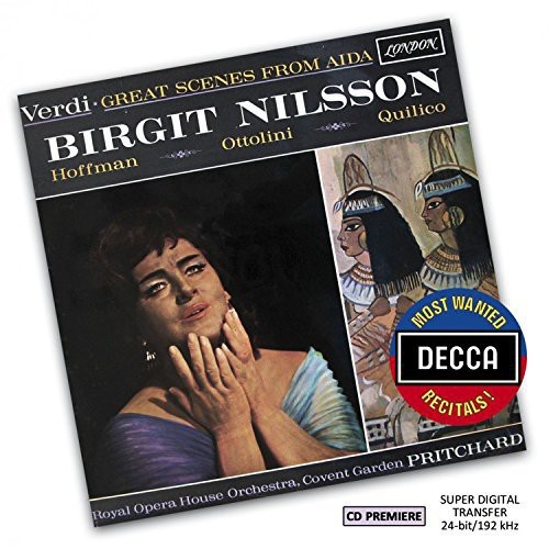 Birgit Nilsson - Verdi - Great Scenes From Aida ryhmässä CD / Klassiskt @ Bengans Skivbutik AB (1055050)