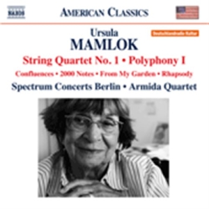 Mamlok - String Quartet ryhmässä CD @ Bengans Skivbutik AB (1088093)