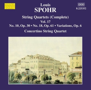 Spohr - String Quartets Vol 17 ryhmässä CD @ Bengans Skivbutik AB (1088132)