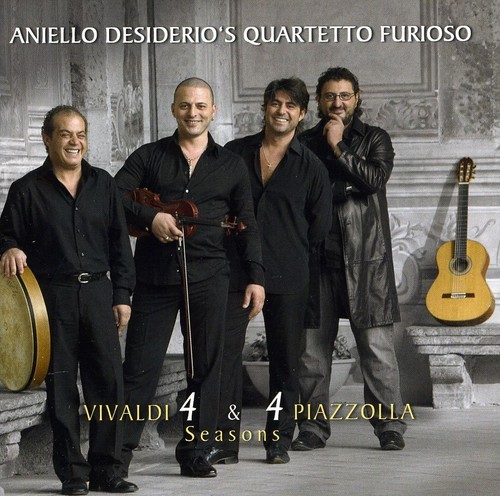 Aniello Desiderio's Quartetto Furio - Vivaldi 4 & 4 Piazzolla Seasons ryhmässä CD / Pop @ Bengans Skivbutik AB (1104272)
