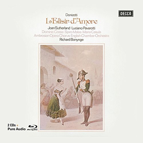 Donizetti - Kärleksdrycken (2Cd+Bluray-A) ryhmässä CD / Klassiskt @ Bengans Skivbutik AB (1126998)