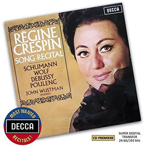 Crespin Régine - Song Recital ryhmässä CD / Klassiskt @ Bengans Skivbutik AB (1133531)