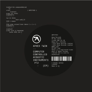 Aphex Twin - Computer Controlled Acoustic Instru ryhmässä Minishops / Aphex Twin @ Bengans Skivbutik AB (1185514)