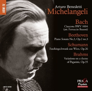 Arturo Benedetti Michelangeli - Volume 3:Chaconne ryhmässä CD @ Bengans Skivbutik AB (1188545)