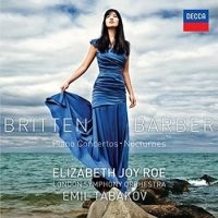 Joy Roe Elizabeth Piano - Britten & Barber - Pianokonserter ryhmässä CD @ Bengans Skivbutik AB (1224871)