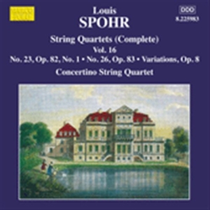 Spohr - String Quartets Vol 16 ryhmässä CD @ Bengans Skivbutik AB (1271359)