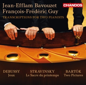 Bartók / Debussy / Stravinsky - Transcriptions For Two Pianists ryhmässä CD @ Bengans Skivbutik AB (1485095)