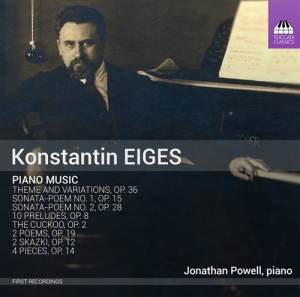 Eiges Konstantin - Piano Music ryhmässä CD @ Bengans Skivbutik AB (1485670)