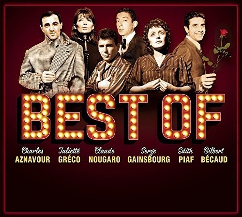 Aznavour Greco Nougaro Gainsbour - Best Of ryhmässä CD / Pop @ Bengans Skivbutik AB (1514981)