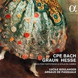 Bach C P E / Graun / Hesse - Trios For Fortepiano & Viola Da Gam ryhmässä CD @ Bengans Skivbutik AB (1551602)
