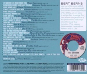 Various Artists - Mr Success: The Bert Berns Story Vo ryhmässä CD @ Bengans Skivbutik AB (1734976)