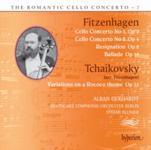 Fitzenhagen / Tchaikovsky - The Romantic Cello Concerto, Vol. 7 ryhmässä CD @ Bengans Skivbutik AB (1787162)
