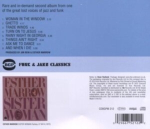 Marrow Esther - Sister Woman ryhmässä CD @ Bengans Skivbutik AB (1810518)