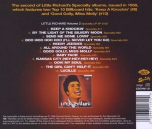 Little Richard - Volume 2 ryhmässä CD @ Bengans Skivbutik AB (1811080)