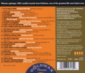 Various Artists - Goldwax Northern Soul ryhmässä CD @ Bengans Skivbutik AB (1811248)