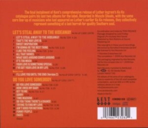 Ingram Luther - Let's Steal Away To The Hideway/Do ryhmässä CD @ Bengans Skivbutik AB (1811252)