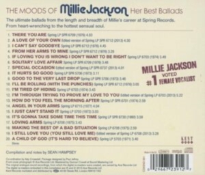 Jackson Millie - Moods Of Millie Jackson: Her Best B ryhmässä CD @ Bengans Skivbutik AB (1811280)