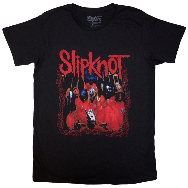 Slipknot/ Slipknot Unisex T-Shirt: Band Frame (L) ryhmässä MERCH / Vaatteet / T-paidat @ Bengans Skivbutik AB (184305)