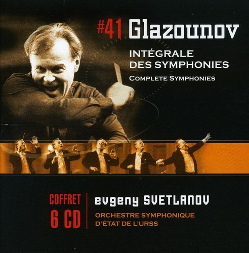Evgeny Svetlanov - Glazounov : Symphonies Nos 1-8 ryhmässä CD / Klassiskt @ Bengans Skivbutik AB (1845429)