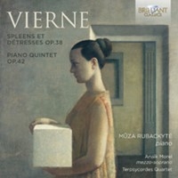 Vierne Louis - Spleens Et Détresses / Piano Quinte ryhmässä CD @ Bengans Skivbutik AB (1923030)