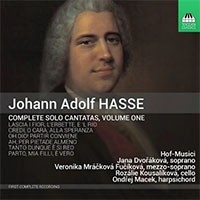 Hasse J A - Complete Solo Cantatas, Vol. 1 ryhmässä CD @ Bengans Skivbutik AB (1949808)