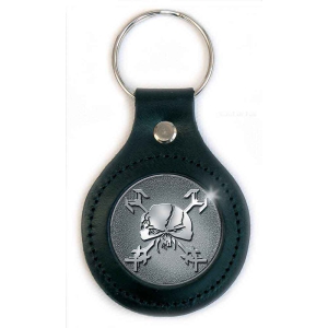 Iron Maiden - Keyring Leather ryhmässä Minishops / Iron Maiden @ Bengans Skivbutik AB (1957468)