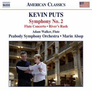 Puts Kevin - Symphony No. 2 / Flute Concerto ryhmässä CD @ Bengans Skivbutik AB (2003498)