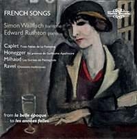 Honegger / Milhaud / Ravel - French Songs ryhmässä CD @ Bengans Skivbutik AB (2003816)