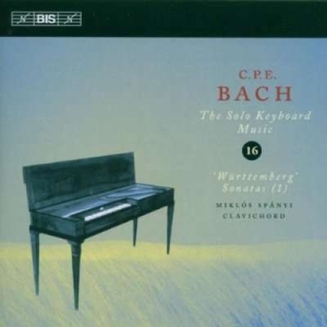 Bach Cpe/ Spanyi - Solo Keyboard Music V.16 - Wurttemb ryhmässä CD @ Bengans Skivbutik AB (2006090)