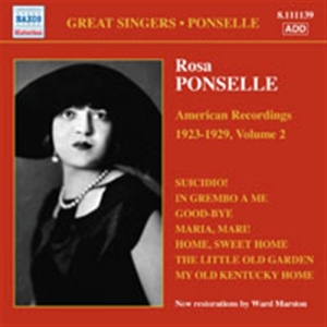Rosa Ponselle - American Recordings Vol. 2 ryhmässä CD @ Bengans Skivbutik AB (2006101)