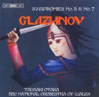Glazunov Alexander - Symphonies Nos 5 & 7 ryhmässä Externt_Lager / Naxoslager @ Bengans Skivbutik AB (2006447)