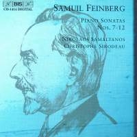 Feinberg Samuel - Piano Sonatas Vol 2 ryhmässä CD @ Bengans Skivbutik AB (2006603)