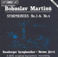 Martinu Bohuslav - Symphony 3/4 ryhmässä CD @ Bengans Skivbutik AB (2006629)