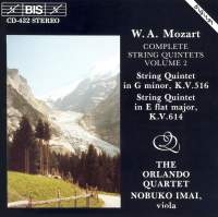 Mozart Wolfgang Amadeus - Complete String Quintet Vol 2 ryhmässä CD @ Bengans Skivbutik AB (2006719)