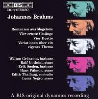 Brahms Johannes - Works For Bar & Piano ryhmässä CD @ Bengans Skivbutik AB (2006720)