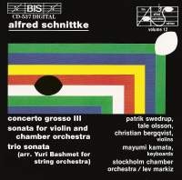 Schnittke Alfred - Conc Grosso 3 /Son ryhmässä CD @ Bengans Skivbutik AB (2006722)