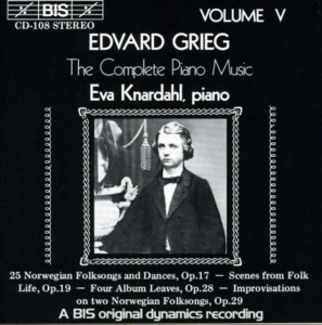 Grieg Edvard - Complete Piano Music Vol 5 ryhmässä CD @ Bengans Skivbutik AB (2006760)