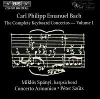 Bach Carl Philipp Emanuel - Keyb Concertos Vol 1 ryhmässä CD @ Bengans Skivbutik AB (2006768)