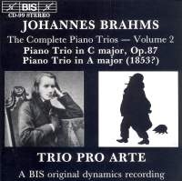 Brahms Johannes - Piano Trios Vol 2 ryhmässä CD @ Bengans Skivbutik AB (2006798)