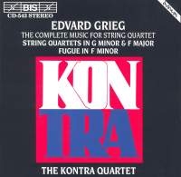 Grieg Edvard - String Quartet G Min/F Min/Fug ryhmässä CD @ Bengans Skivbutik AB (2006815)