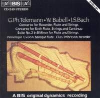 Telemann Georg Philipp - Recorder Fl Conc /Bach ryhmässä CD @ Bengans Skivbutik AB (2006819)