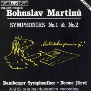 Martinu Bohuslav - Symphony 1/2 ryhmässä CD @ Bengans Skivbutik AB (2006833)