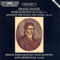 Danzi Franz - Wind Quintets Op 56 Nos 1-3 ryhmässä CD @ Bengans Skivbutik AB (2006879)