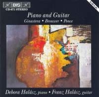 Ginastera Alberto - Piano & Gr /Brouwer Ponce ryhmässä CD @ Bengans Skivbutik AB (2007110)