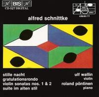 Schnittke Alfred - Violin Son 1/2 Stille Nacht ryhmässä CD @ Bengans Skivbutik AB (2007143)