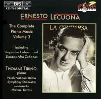 Lecuona Ernesto - Piano Music Vol 3 ryhmässä CD @ Bengans Skivbutik AB (2007145)